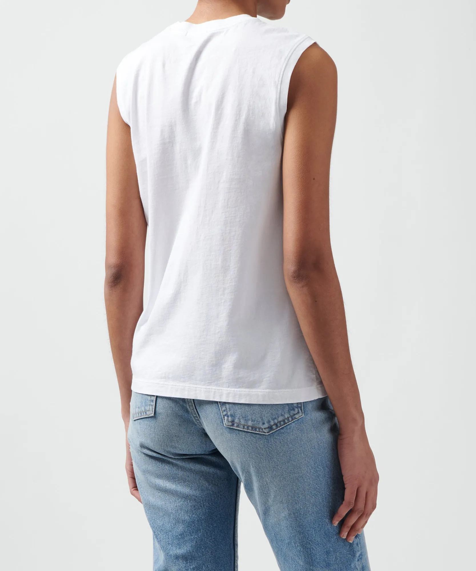 Classic Jersey Sleeveless Boy Tee -|ATM Anthony Thomas Melillo Outlet